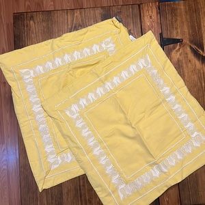 2 Pillow Covers/Cases